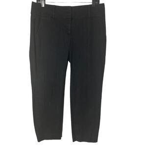 Ann Taylor Pants Capris Womens Size 6 Signature Black Career Work Casual
